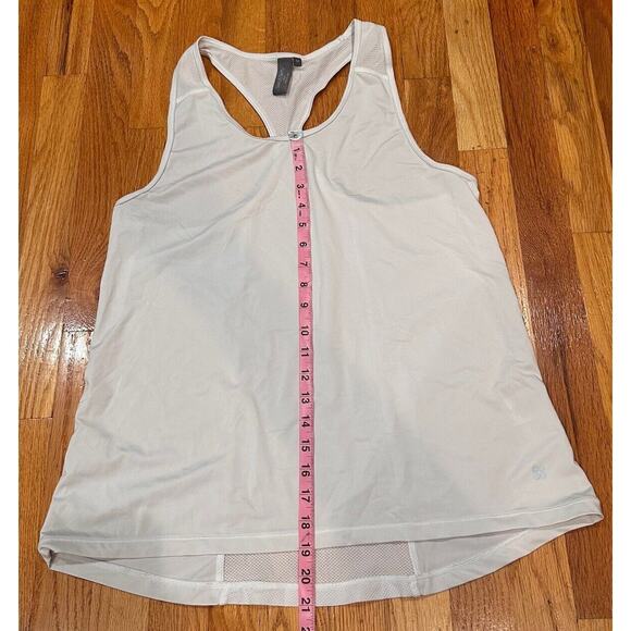 Sweaty Betty Tank Top Women's M White Racerback Workout Shirt Mesh Back Top - Picture 4 of 10